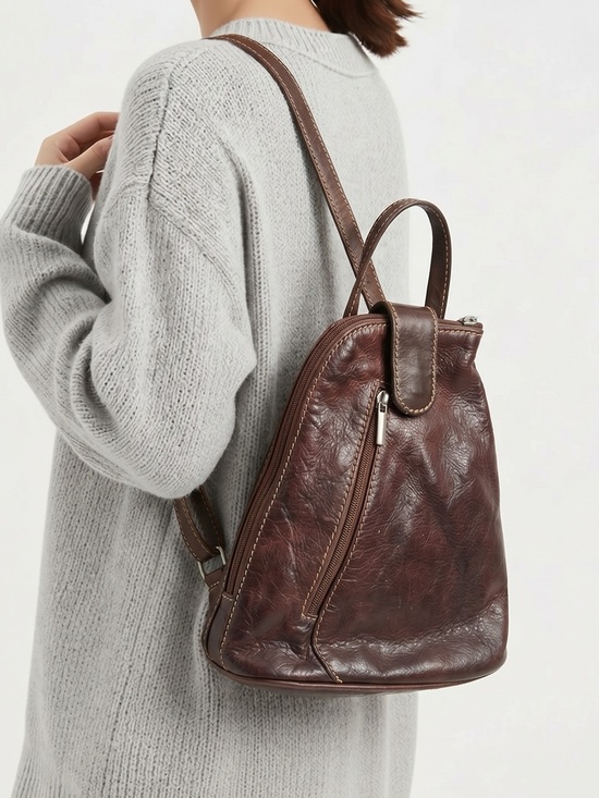 Handbags - Convertible leather backpack